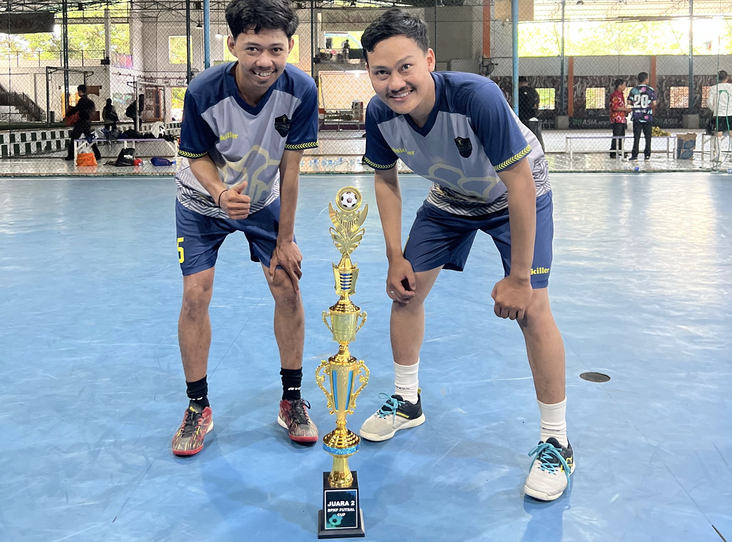 Tim Futsal Kanwil Sulsel Raih Juara II pada Turnamen Futsal BPKP Cup