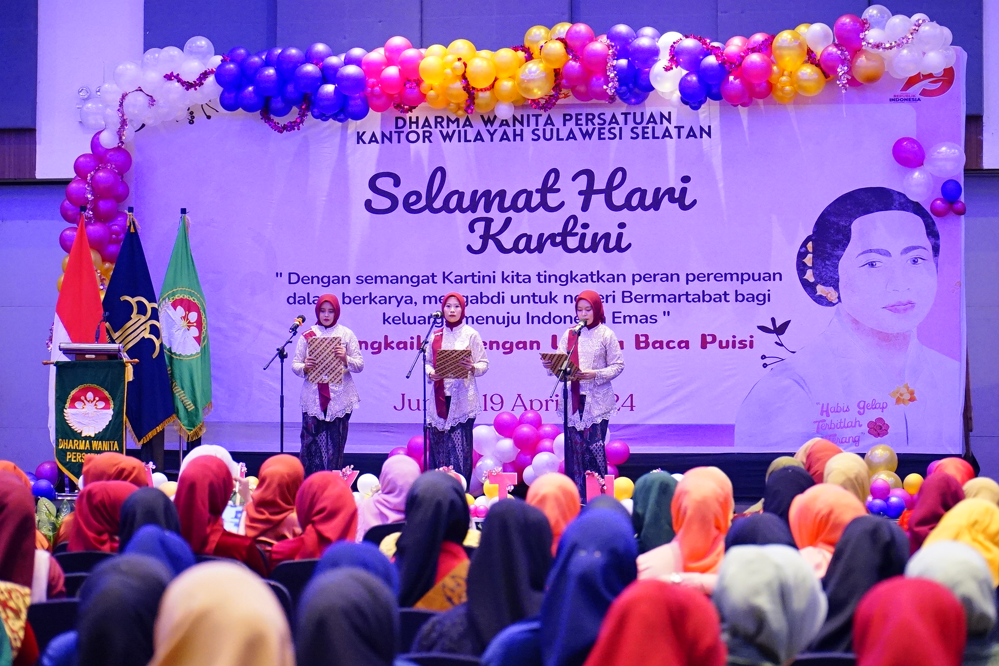 Peringati Hari Kartini, LPP Sungguminasa Antusias Ikuti Lomba Baca Puisi